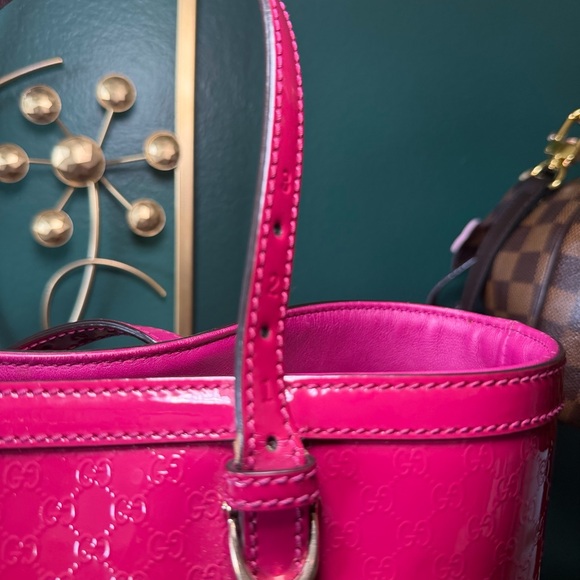 Gucci Micro guccissima hot pink patent leather - Picture 4 of 14